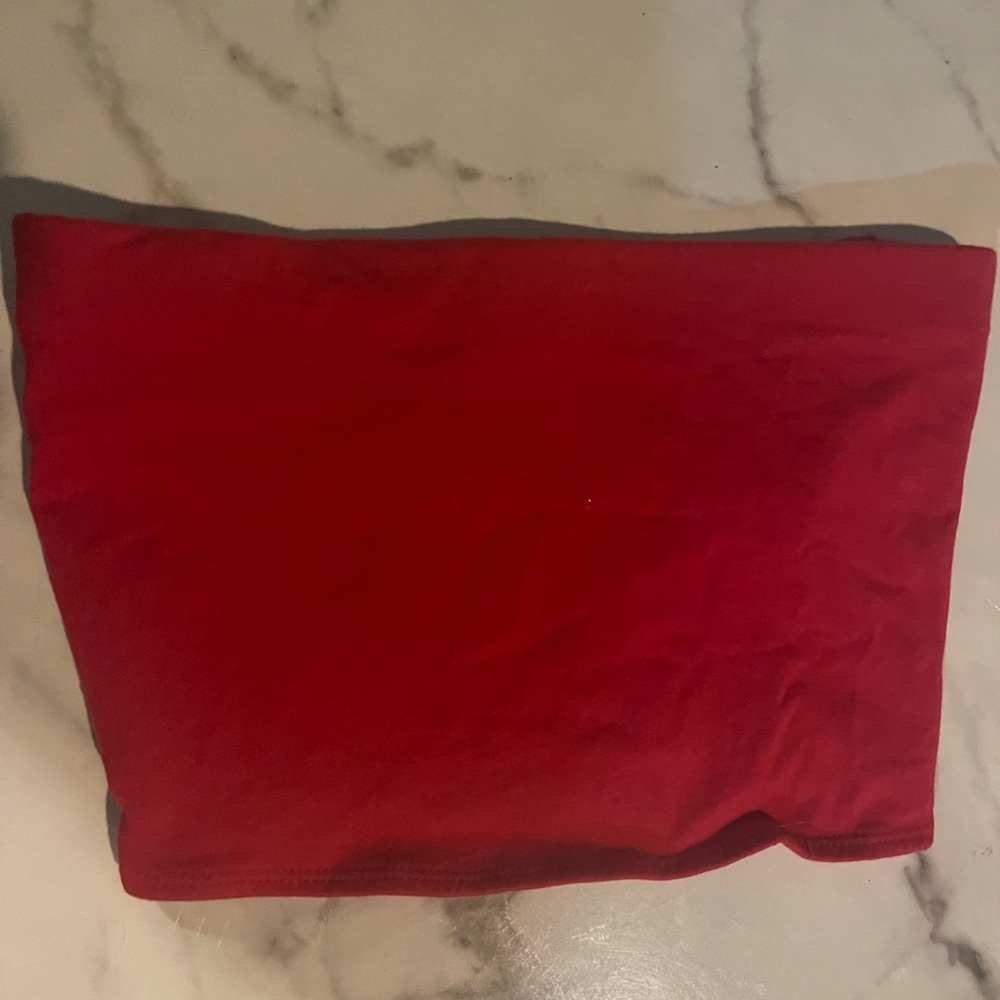 Red Divided Tube top
